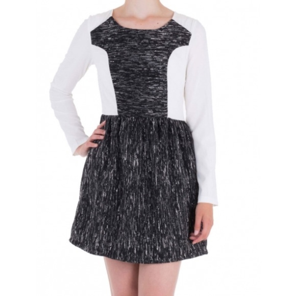 Danity Tweed Swing Dress